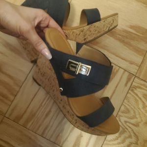 New and never worn. Tommy Hilfiger wedges